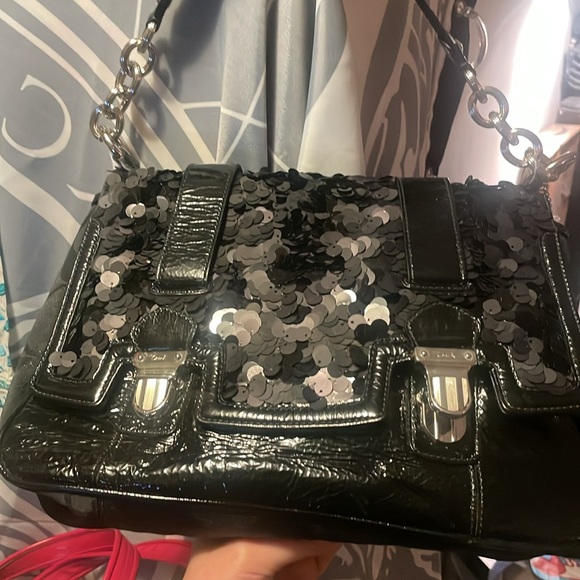 Coach Black SAMPLE Sequins Bag - Picture 2 of 8